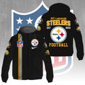 Pittsburgh Steelers 3D Windbreaker Jacket – GNE4307