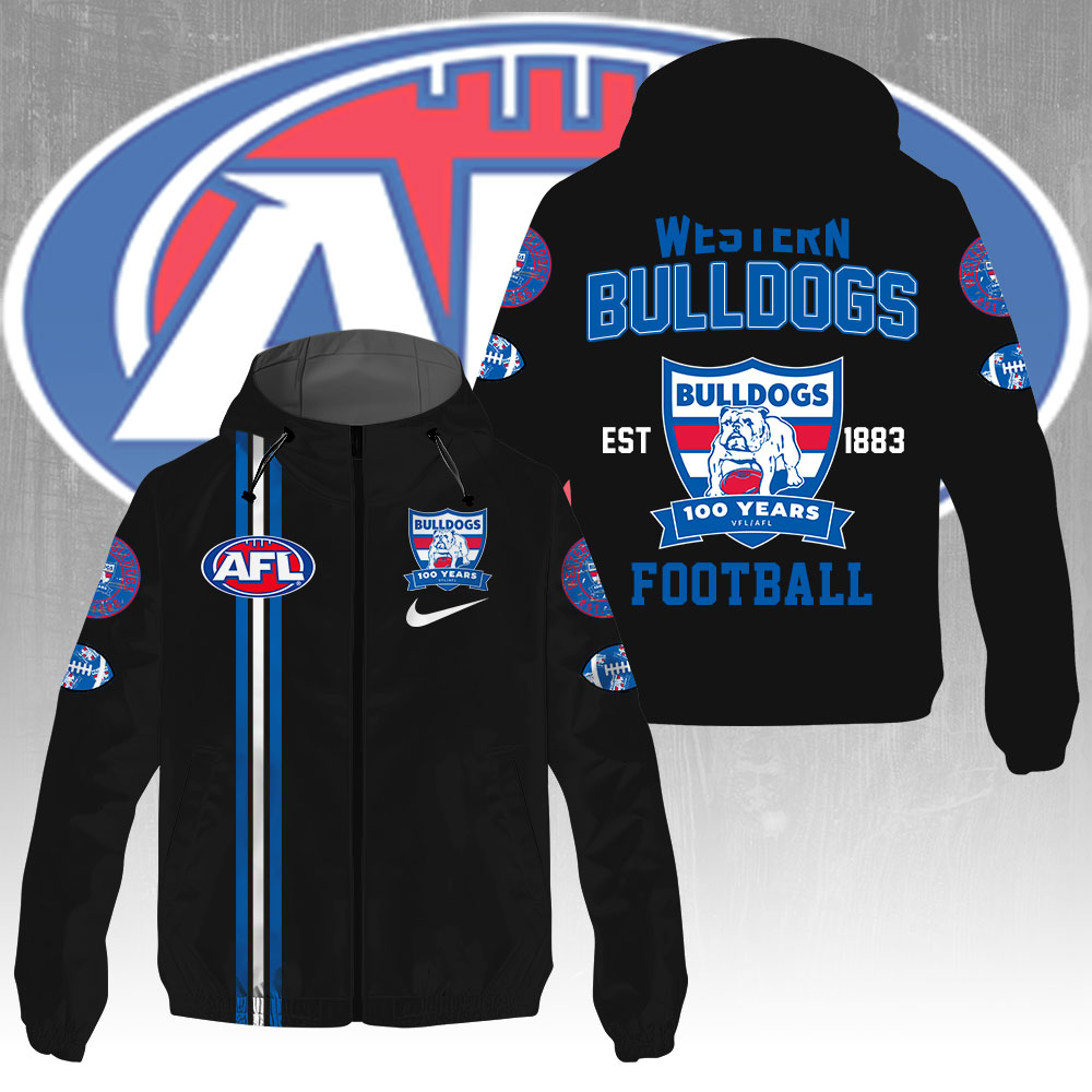 Western Bulldogs 3D Windbreaker Jacket – GNE4338