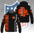 Cleveland Browns 3D Windbreaker Jacket – GNE4353