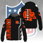 Cleveland Browns 3D Windbreaker Jacket – GNE4353