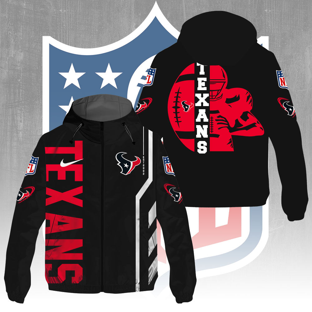 Houston Texans 3D Windbreaker Jacket – GNE4357