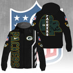 Green Bay Packers 3D Windbreaker Jacket – GNE4358