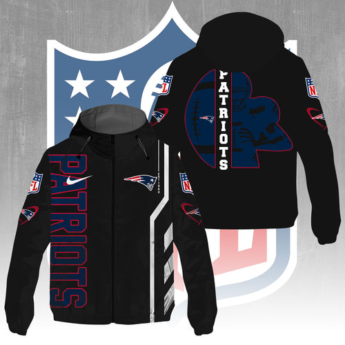 New England Patriots 3D Windbreaker Jacket – GNE4371