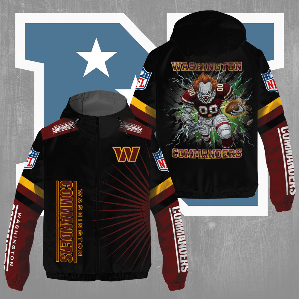 Washington Commanders x Pennywise 3D Windbreaker Jacket – TMTHU792