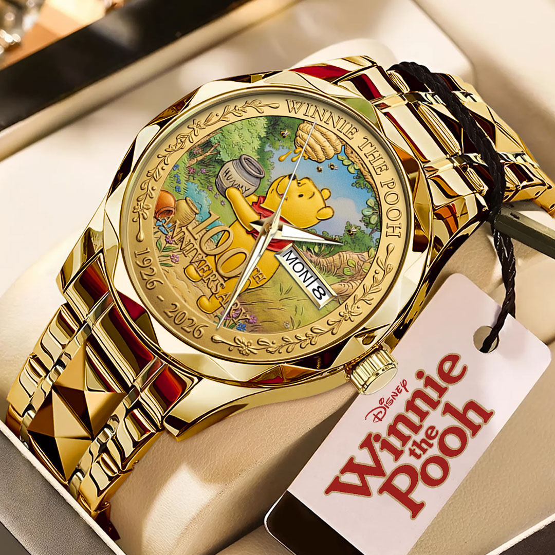 Winnie-the-Pooh 100th Anniversary 2026 Alloy Luxury Quartz Watch – TMTHU5114