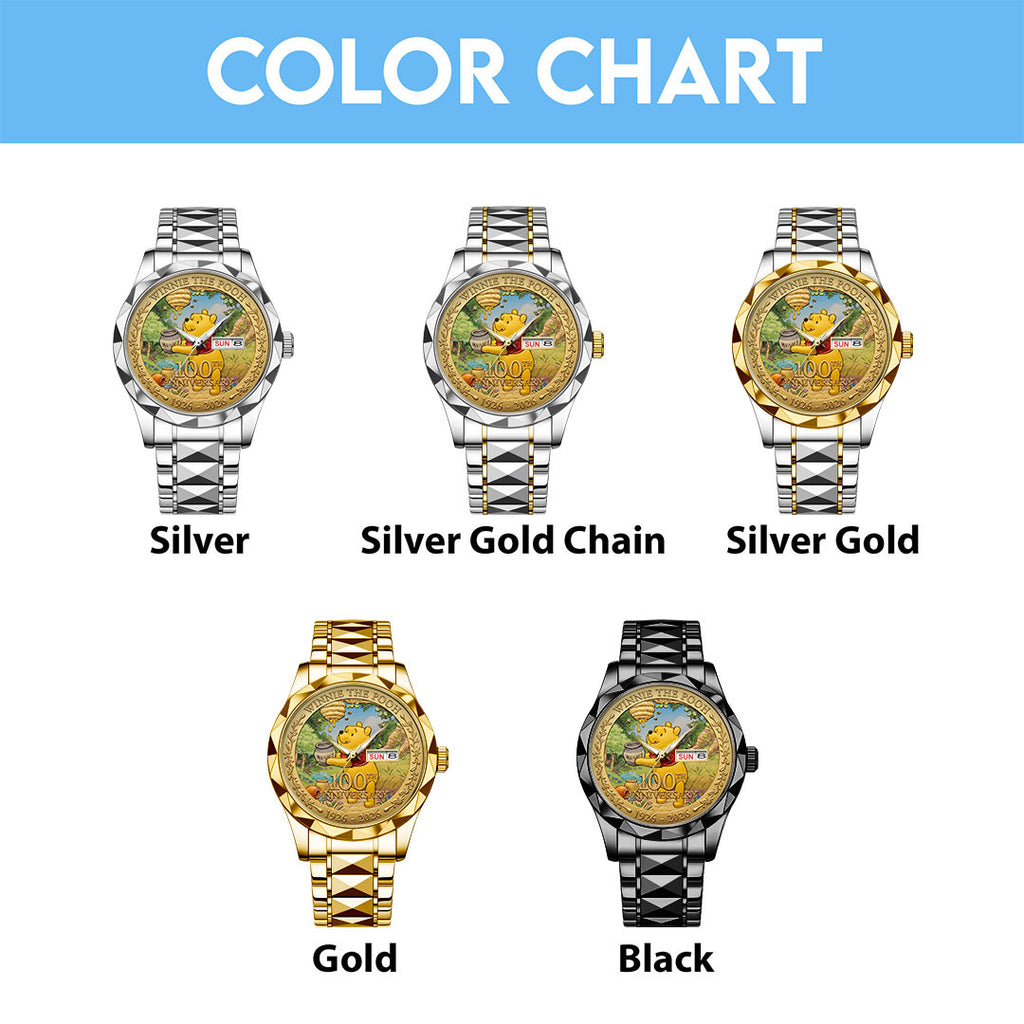 Winnie-the-Pooh 100th Anniversary 2026 Alloy Luxury Quartz Watch – TMTHU5114