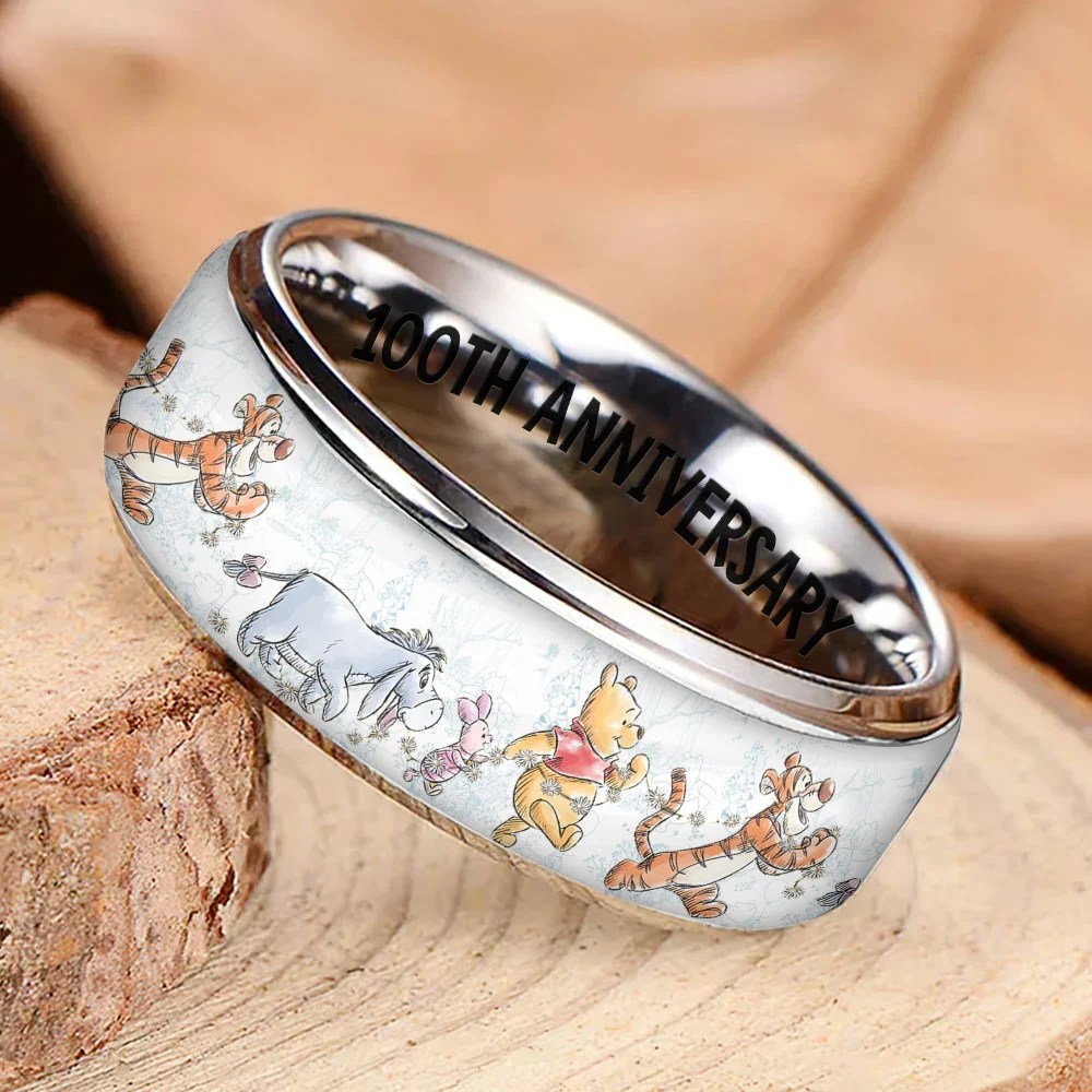 Winnie-the-Pooh 100th Anniversary 2026 Custom Alloy Ring – TMTHU9135
