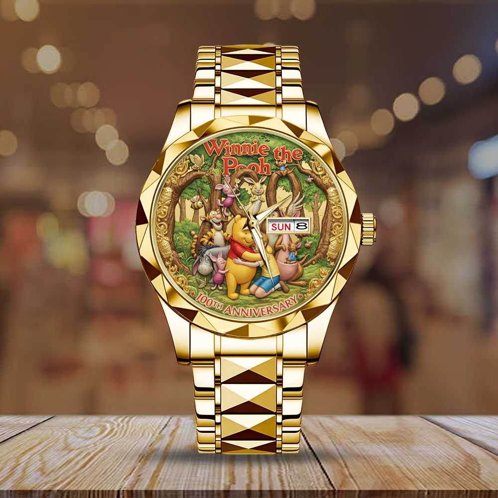 Winnie-the-Pooh 100th Anniversary Alloy Luxury Quartz Watch – TMTHU4487