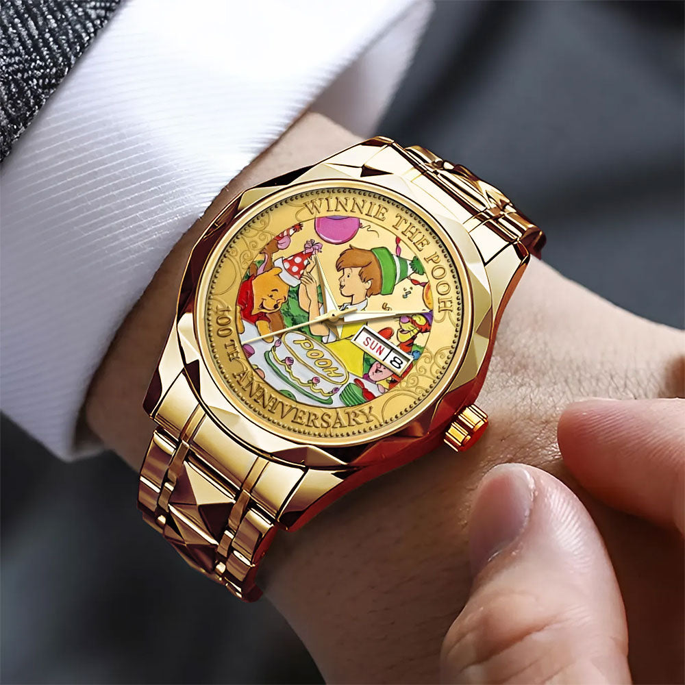 Winnie-the-Pooh 100th Anniversary Alloy Luxury Quartz Watch – TMTHU4872