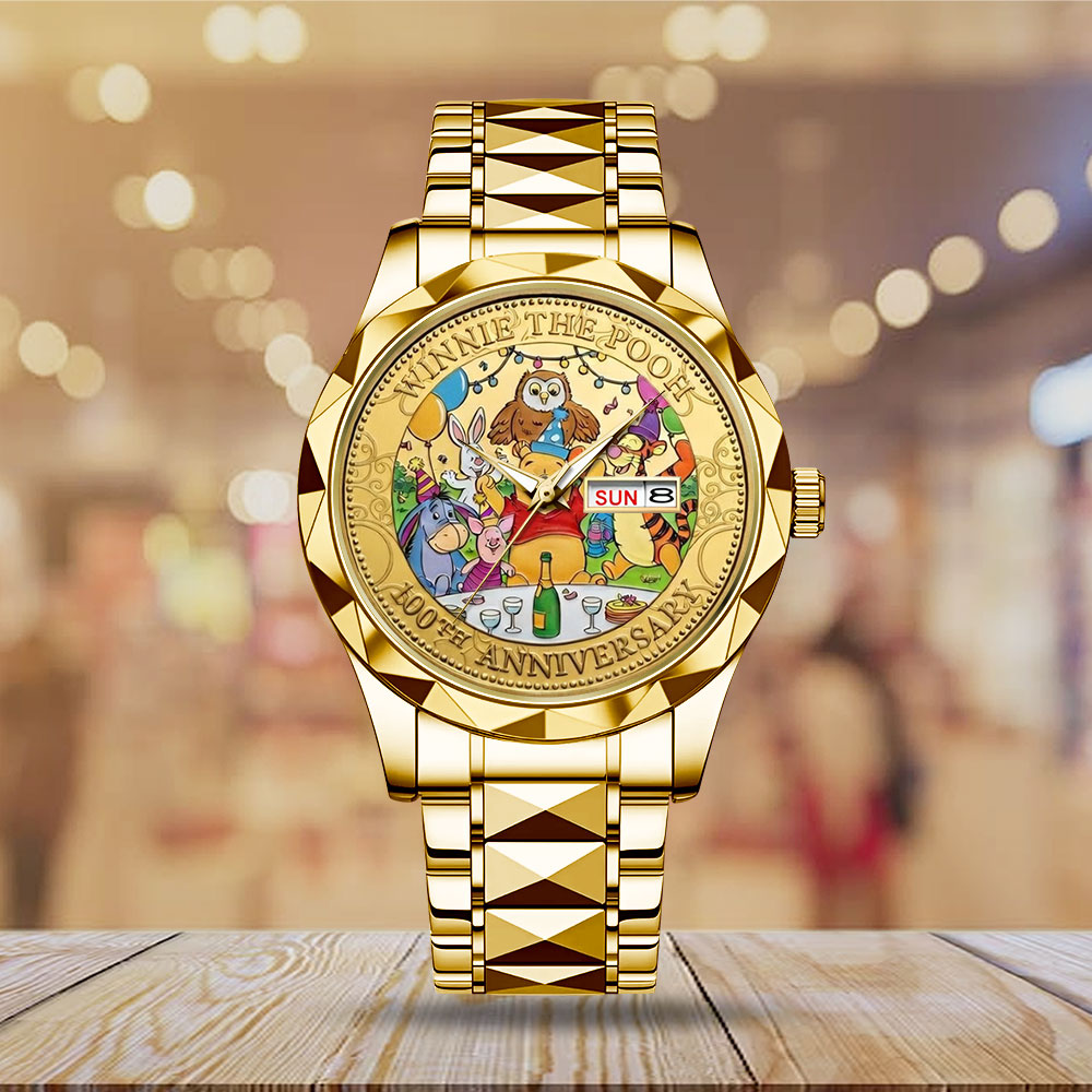 Winnie-the-Pooh 100th Anniversary Alloy Luxury Quartz Watch – TMTHU4874