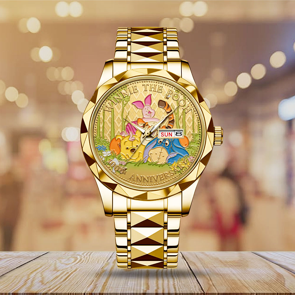 Winnie-the-Pooh 100th Anniversary Alloy Luxury Quartz Watch – TMTHU4974