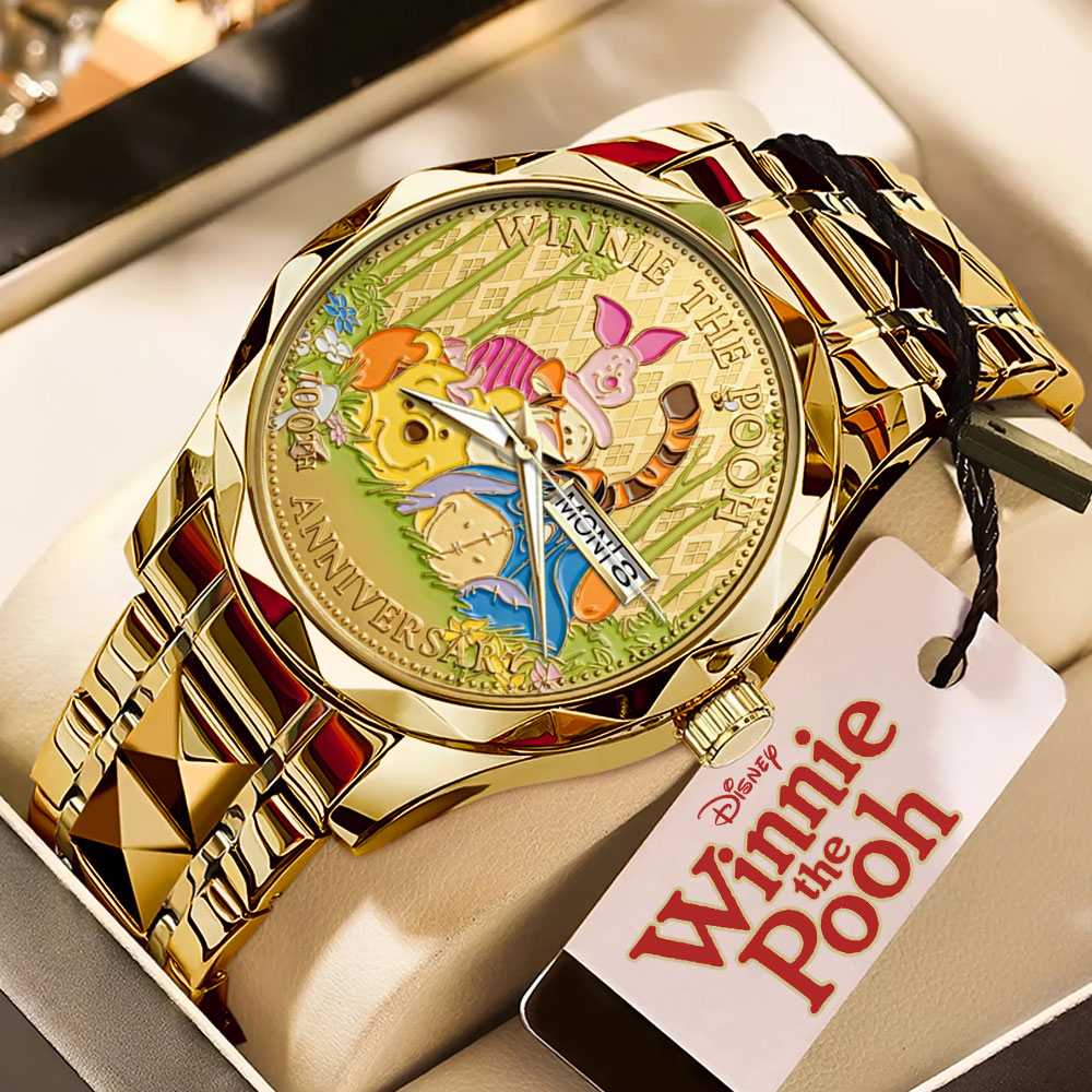 Winnie-the-Pooh 100th Anniversary Alloy Luxury Quartz Watch – TMTHU4974