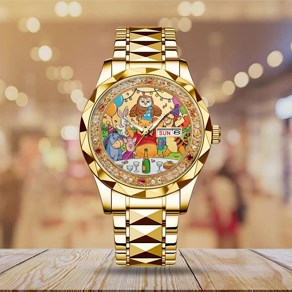 Winnie-the-Pooh 100th Anniversary Alloy Luxury Quartz Watch – TMTHU9126