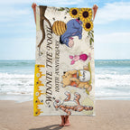 Winnie-the-Pooh 100th Anniversary Rectangle Beach Towel – TMTHU7434