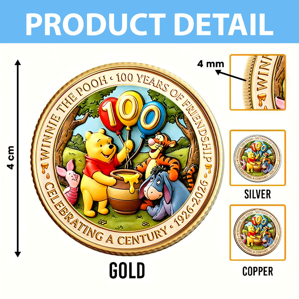 Winnie-the-Pooh 100th Anniversary Commemorative Coin – HOATT16756