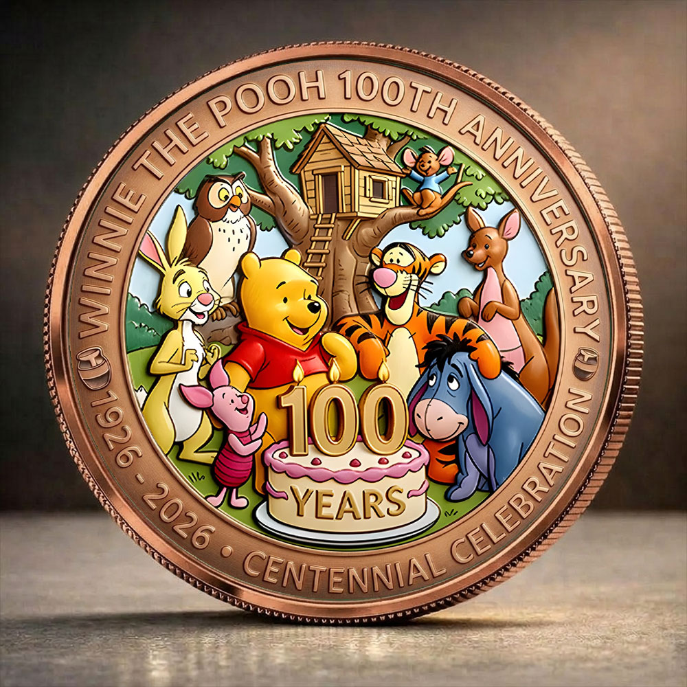 Winnie-the-Pooh 100th Anniversary Commemorative Coin – TANTN21775