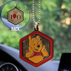 Winnie-the-Pooh 100th Anniversary Custom shape 2-sided Acrylic Car Ornament – TANTN21822