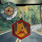 Winnie-the-Pooh 100th Anniversary Custom shape 2-sided Acrylic Car Ornament – TANTN21822