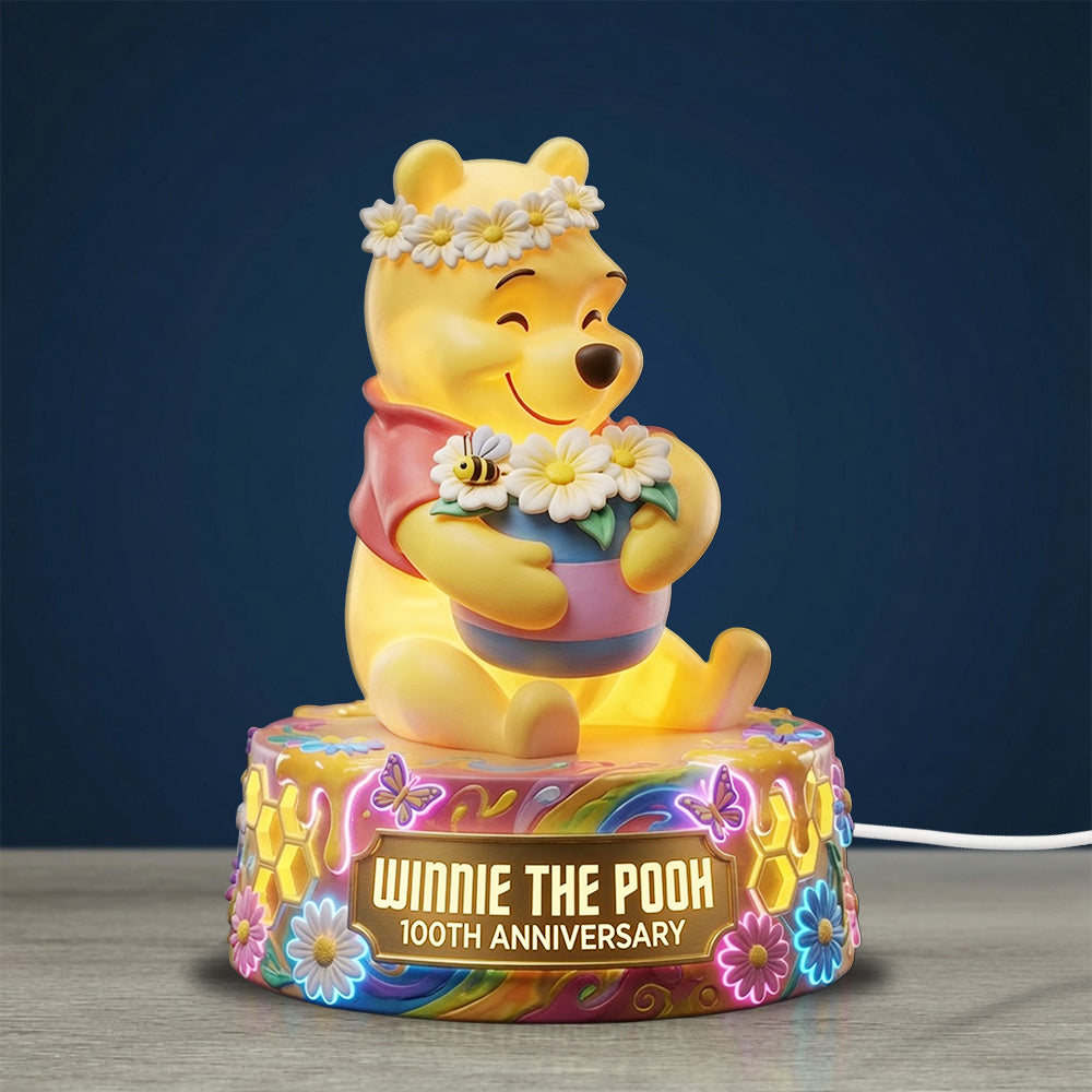 Winnie-the-Pooh 100th Anniversary Custom Shape Acrylic Light Box – TMTHU6695