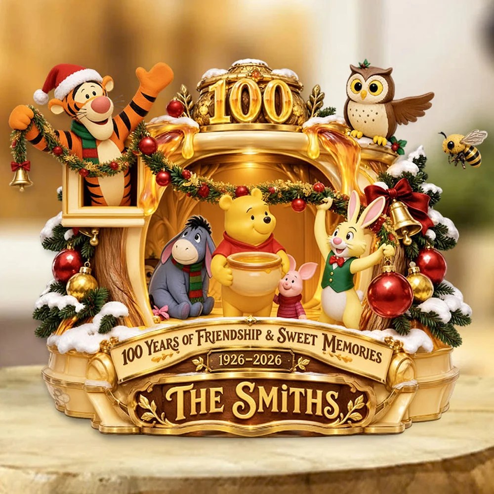 Winnie-the-Pooh 100th Anniversary Custom Shape Acrylic Plaque – GNE8861