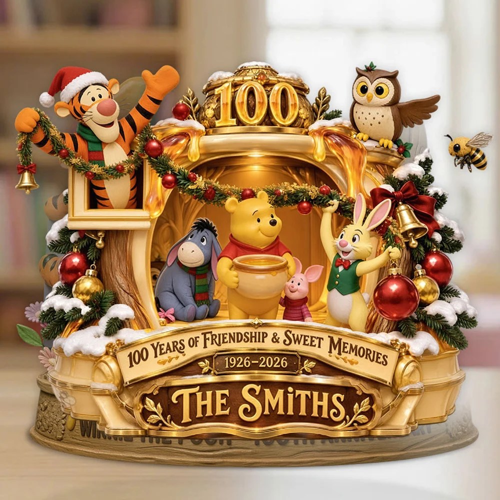 Winnie-the-Pooh 100th Anniversary Custom Shape Acrylic Plaque – GNE8861