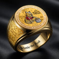 Winnie-the-Pooh 100th Anniversary 3D Engraved Ring – HOATT19815