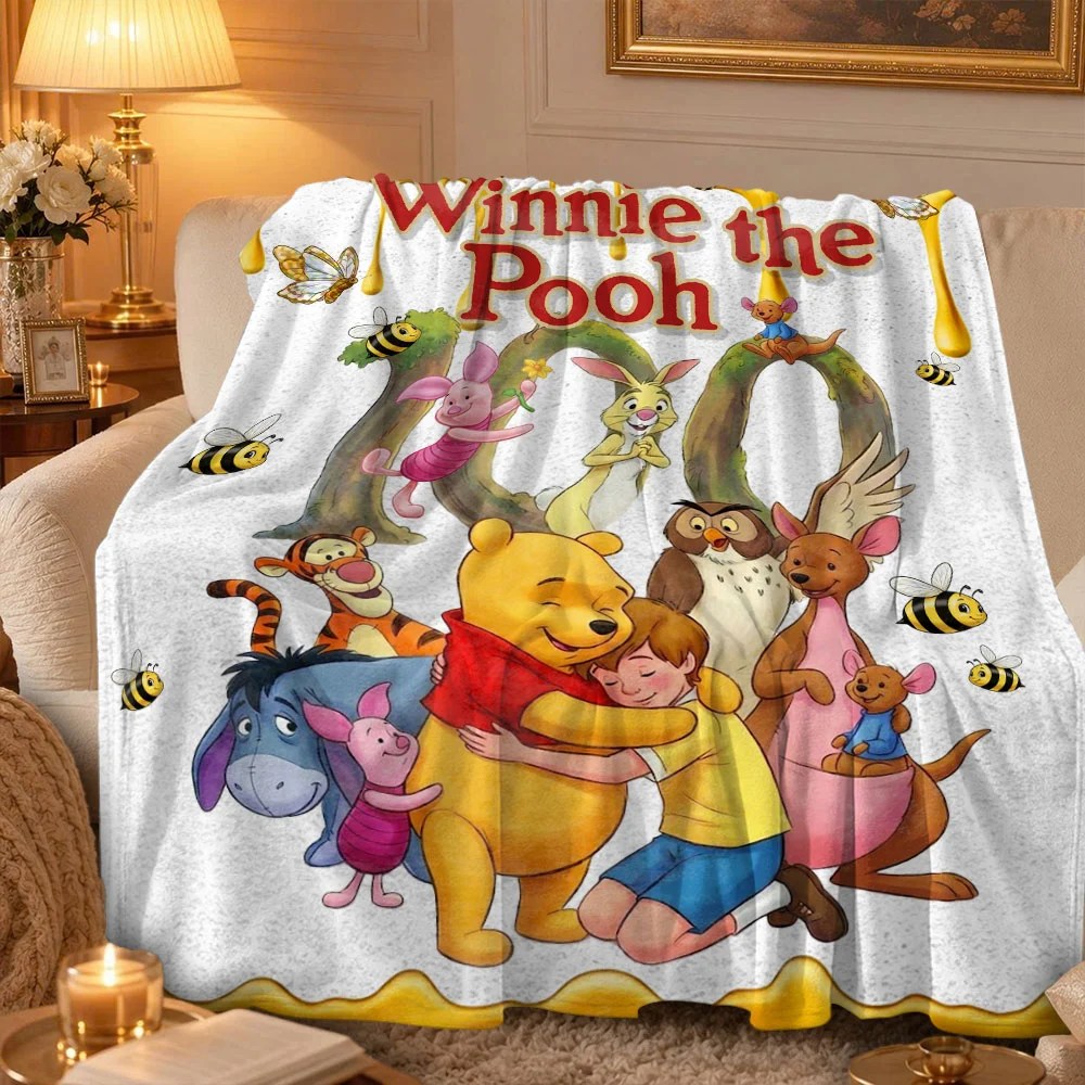 Winnie-the-Pooh 100th Anniversary Fleece Blanket – TMTHU9256