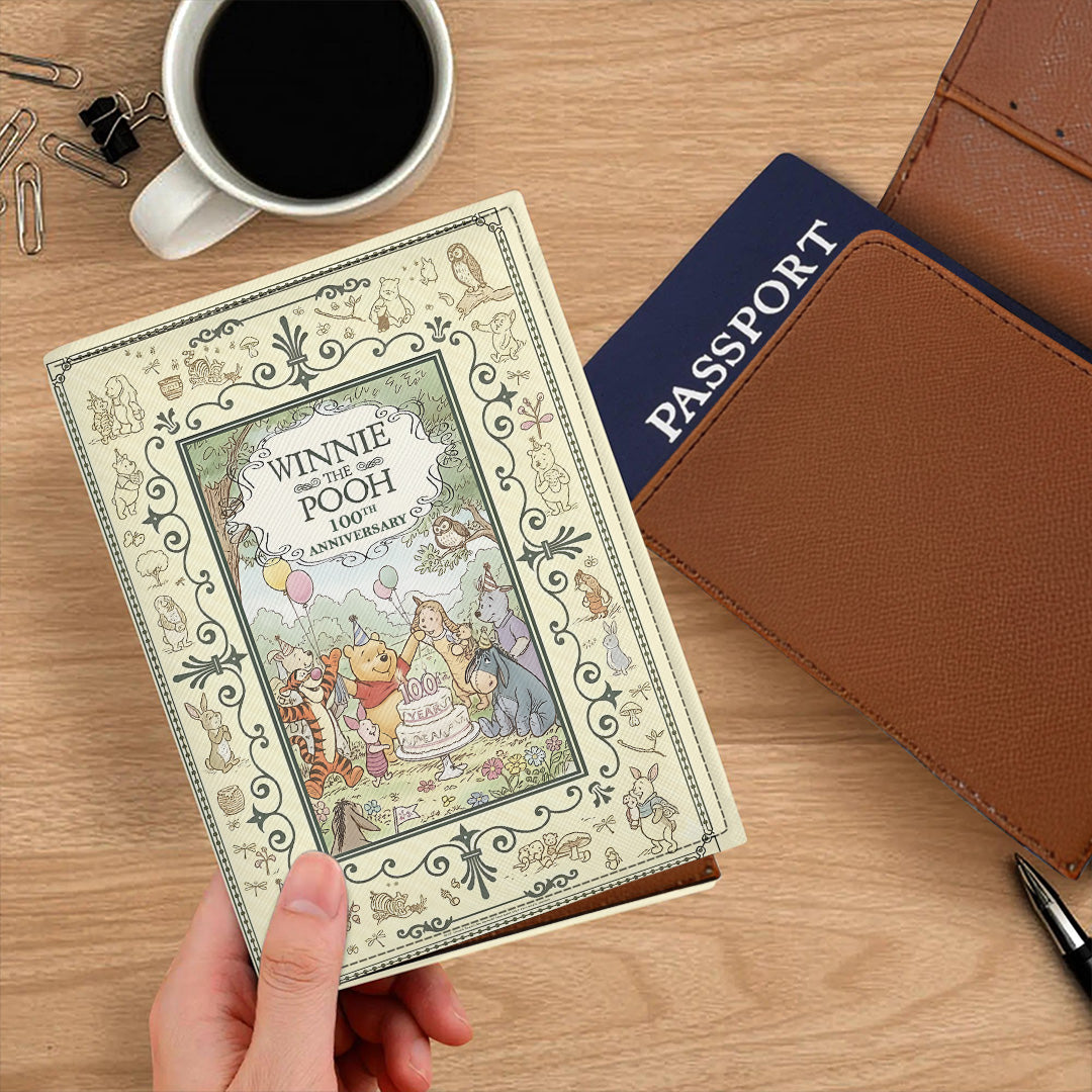 Winnie-the-Pooh 100th Anniversary Leather Passport Cover – TMTHU6421