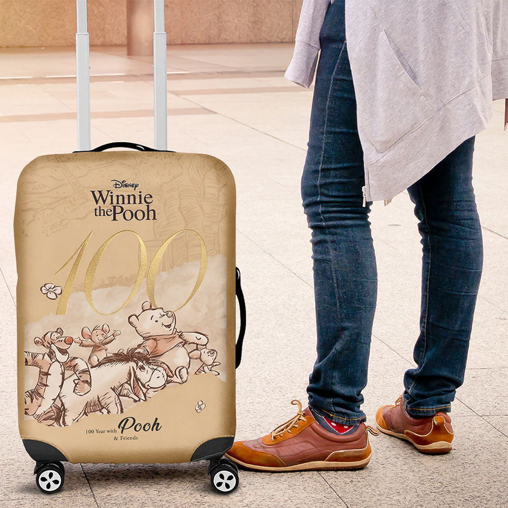 Winnie-the-Pooh 100th Anniversary Luggage Cover – TMTHU3894