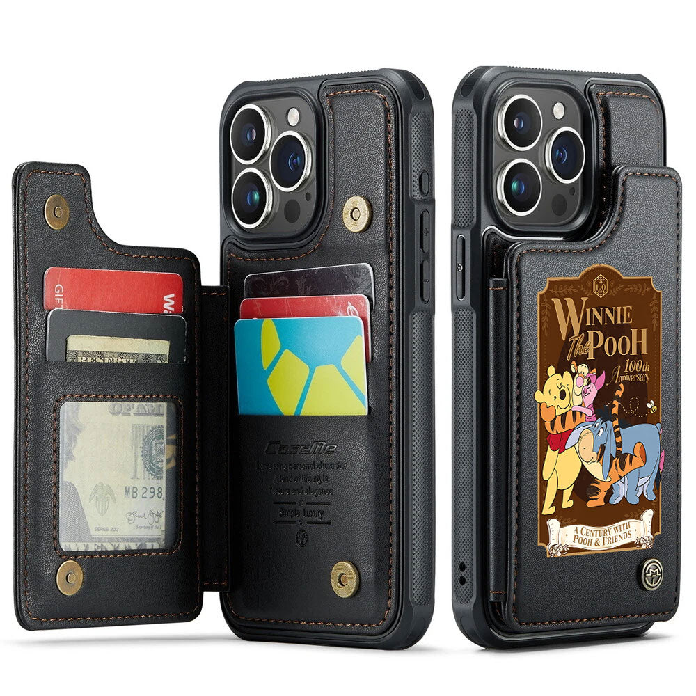 Winnie-the-Pooh 100th Anniversary Leather Wallet Phone Case – TMTHU4885