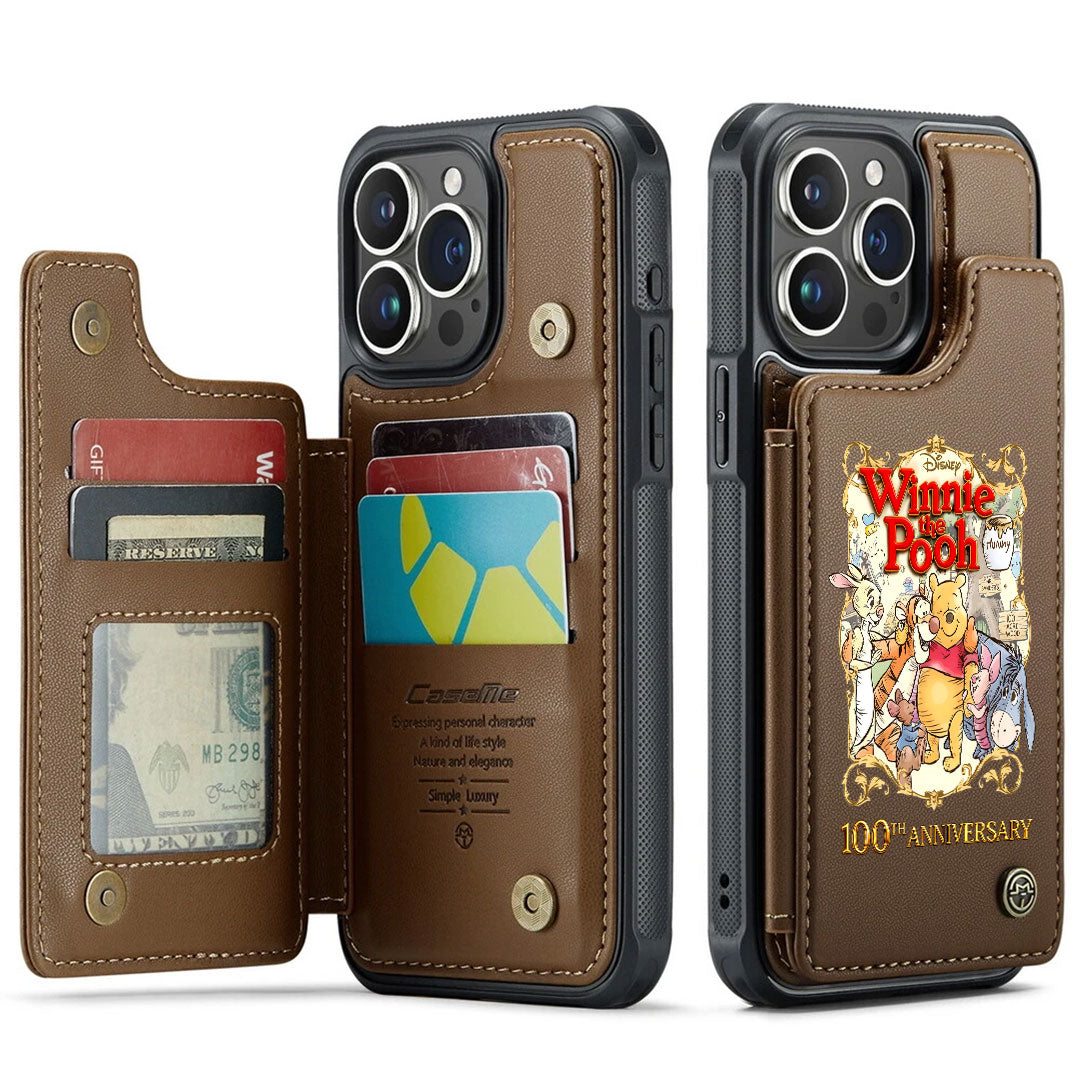 Winnie-the-Pooh 100th Anniversary Leather Wallet Phone Case – HOATT18229