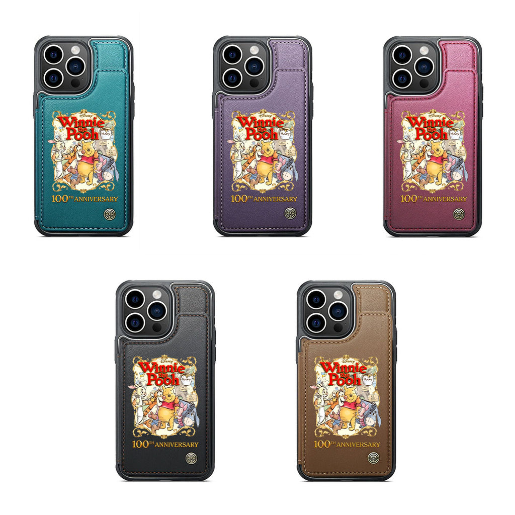 Winnie-the-Pooh 100th Anniversary Leather Wallet Phone Case – HOATT18229