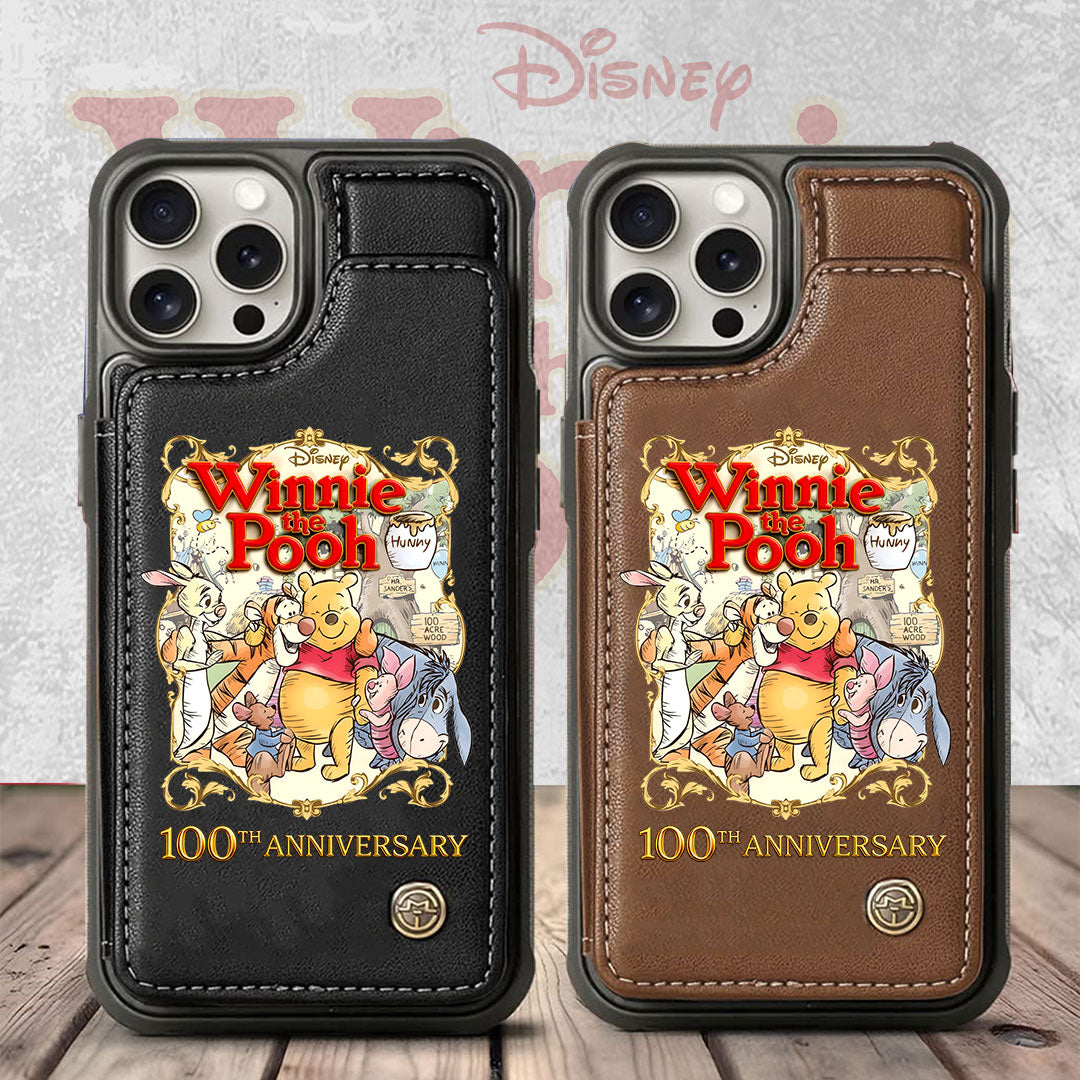 Winnie-the-Pooh 100th Anniversary Leather Wallet Phone Case – HOATT18229
