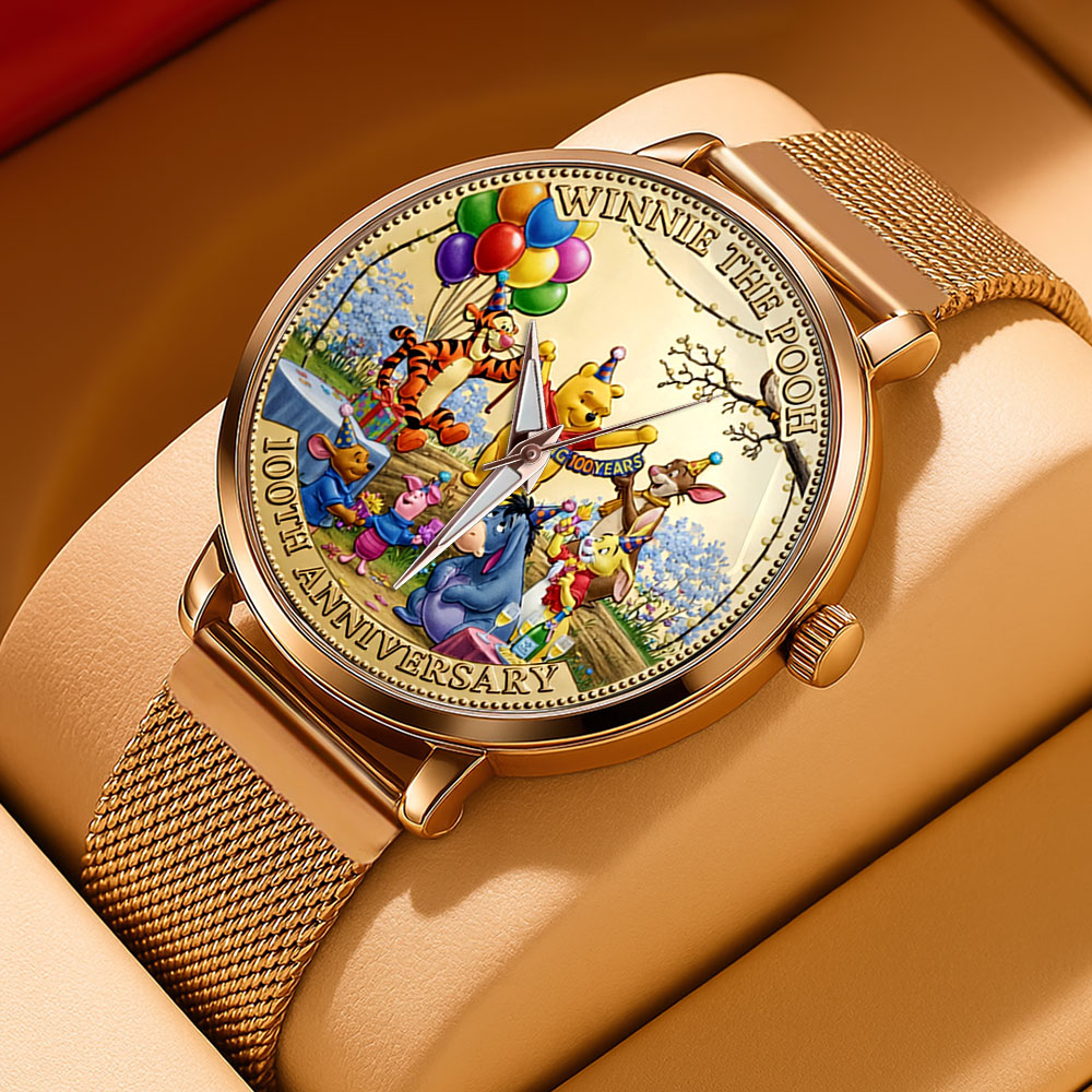 Winnie-the-Pooh 100th Anniversary Mesh Strap Quartz Watch – TMTHU4871