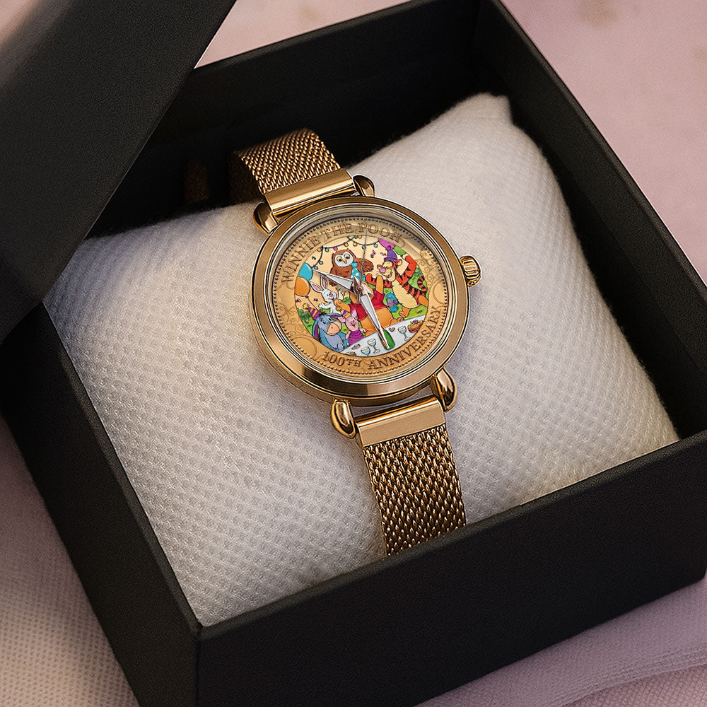 Winnie-the-Pooh 100th Anniversary Mesh Strap Quartz Watch – TMTHU4924