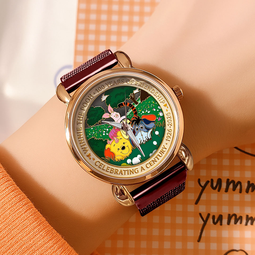 Winnie-the-Pooh 100th Anniversary Mesh Strap Quartz Watch – HOATT16754