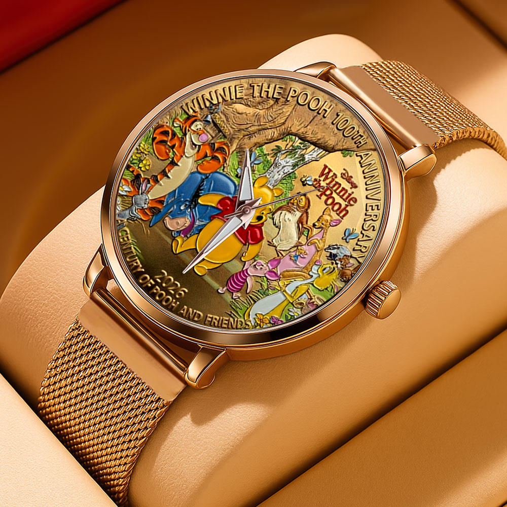 Winnie-the-Pooh 100th Anniversary Mesh Strap Quartz Watch – TMTHU4514