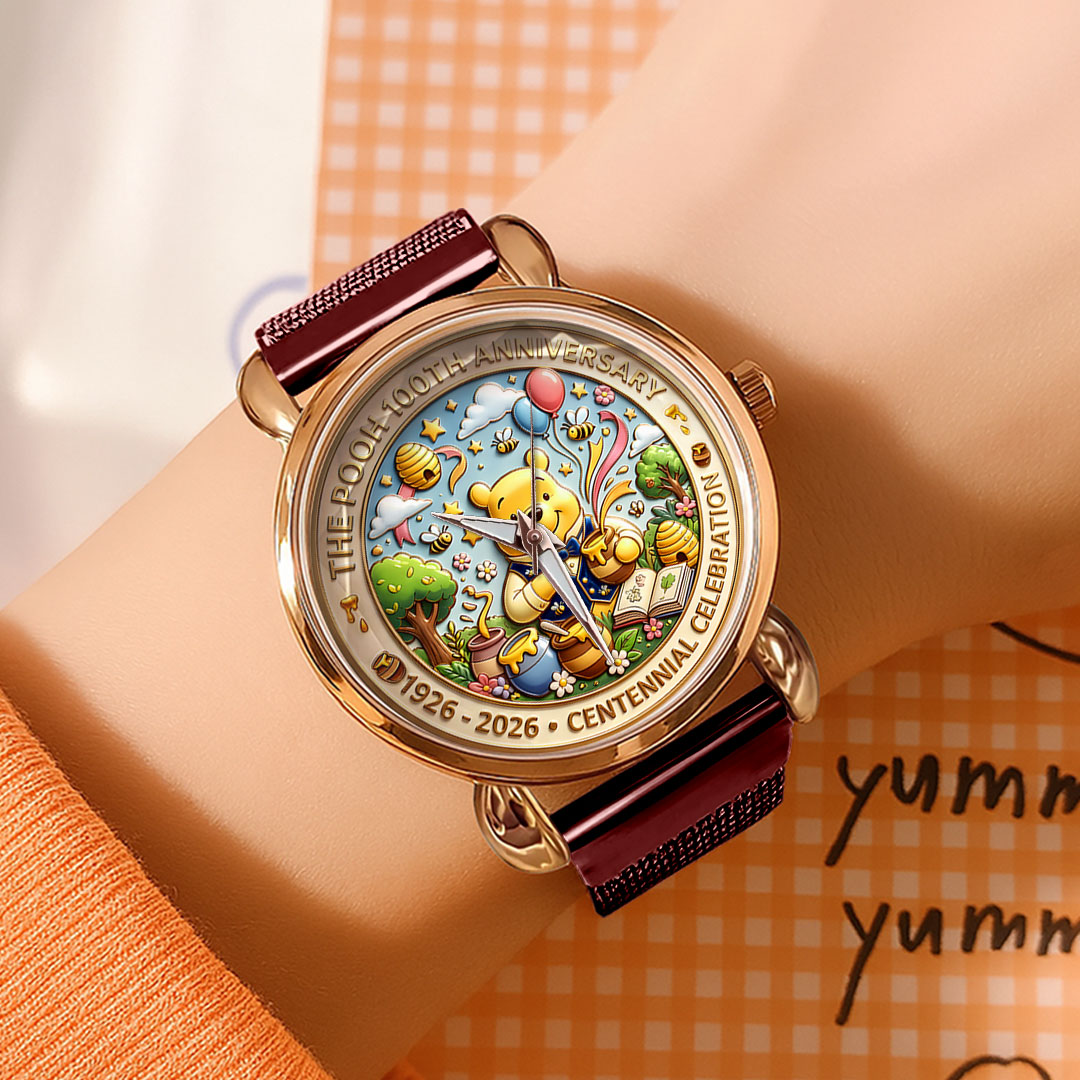 Winnie-the-Pooh 100th Anniversary Mesh Strap Quartz Watch – HOATT16817