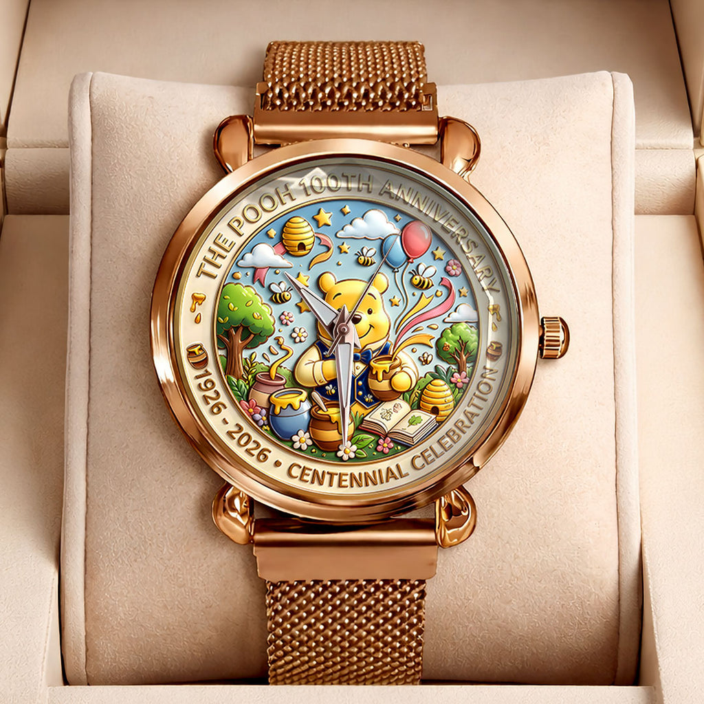 Winnie-the-Pooh 100th Anniversary Mesh Strap Quartz Watch – HOATT16817