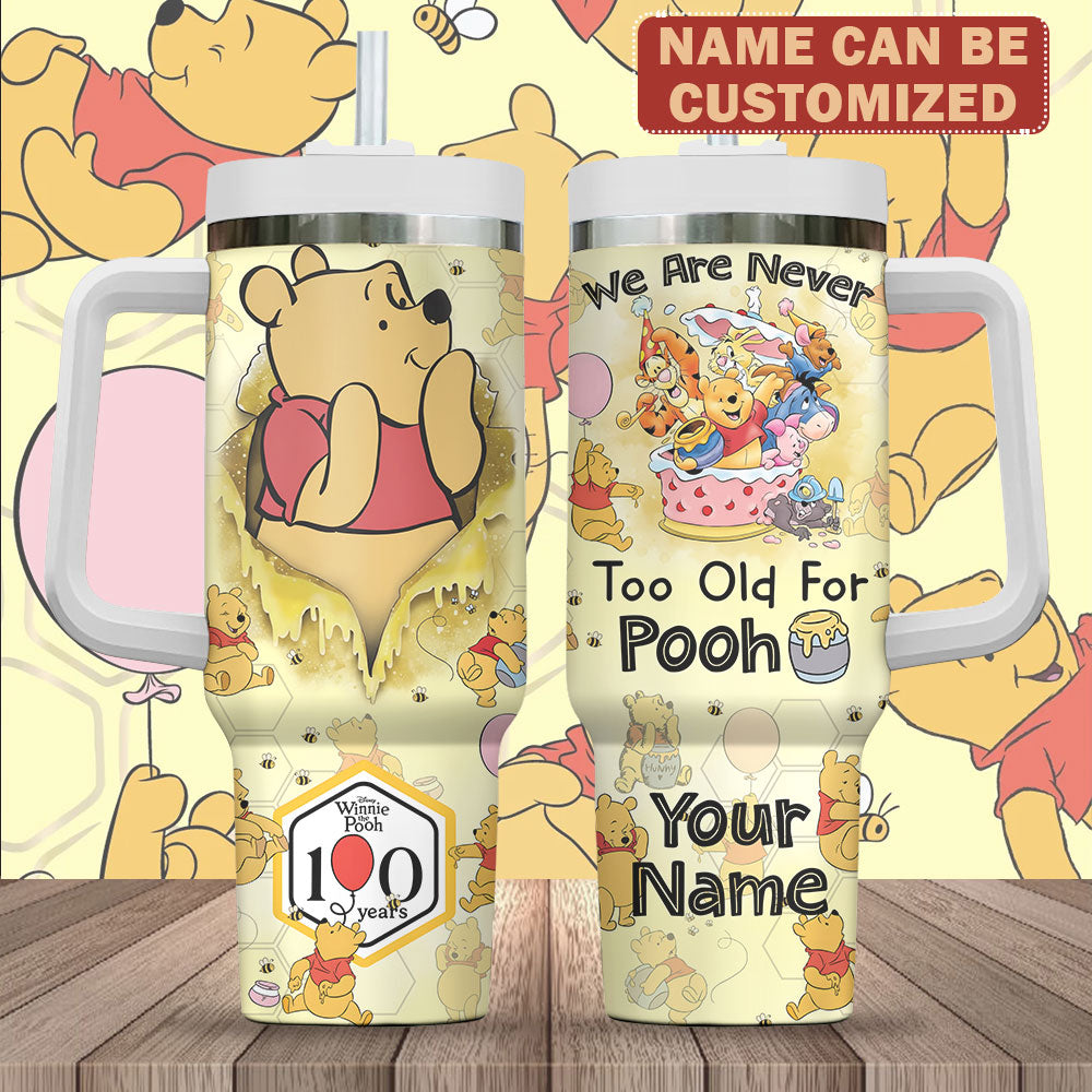 Personalized Winnie-the-Pooh 100th Anniversary 40oz Tumbler – TMTHU2981