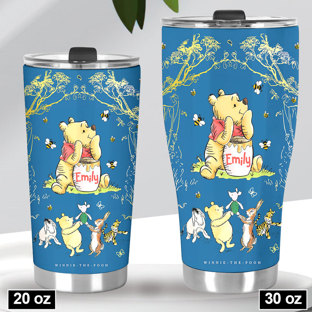 Personalized Winnie-the-Pooh 100th Anniversary Tumbler Cup – VANDH5104