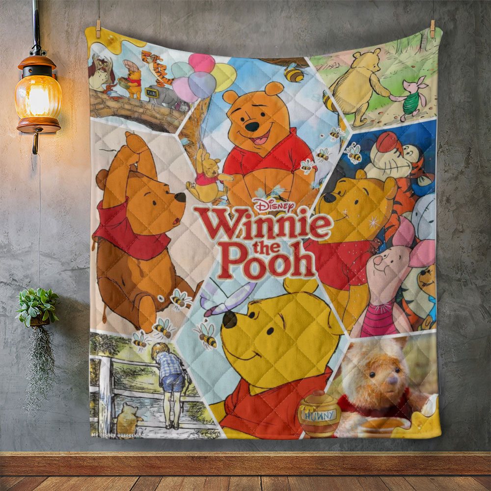 Winnie-the-Pooh 100th Anniversary Quilt Blanket – TMTHU7670