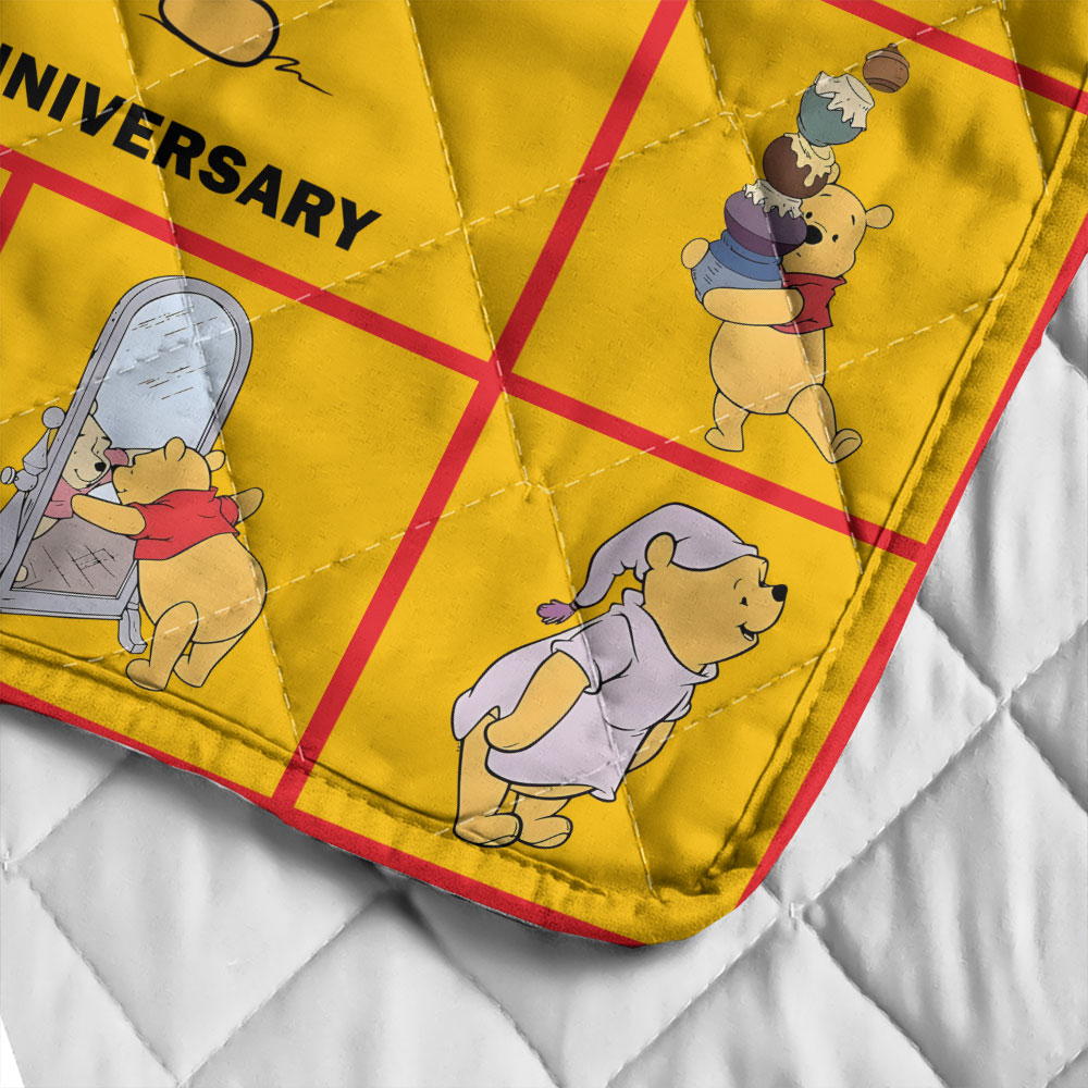 Winnie-the-Pooh 100th Anniversary Quilt Blanket – TMTHU4770