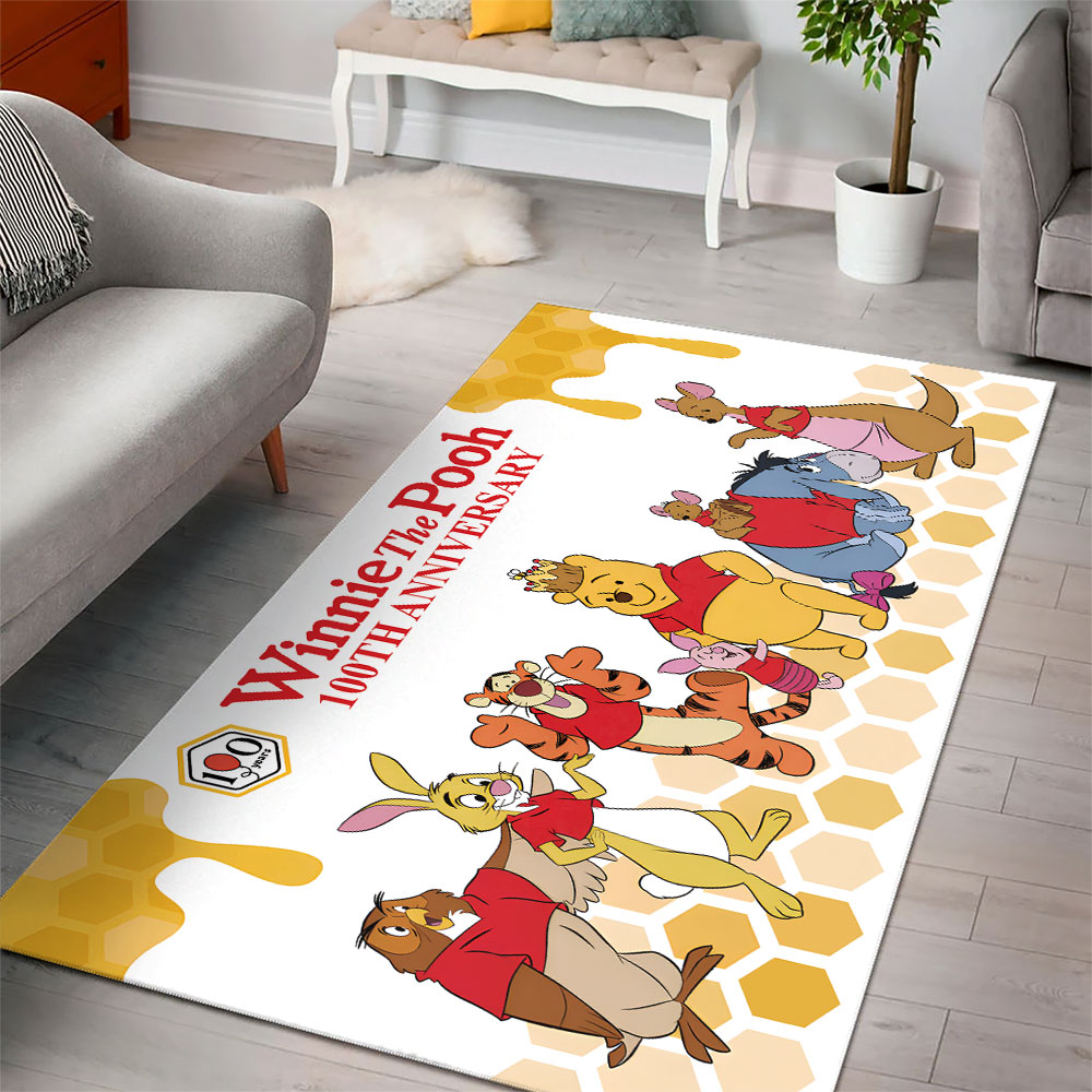 Winnie-the-Pooh 100th Anniversary Rectangular Rug – TMTHU7927