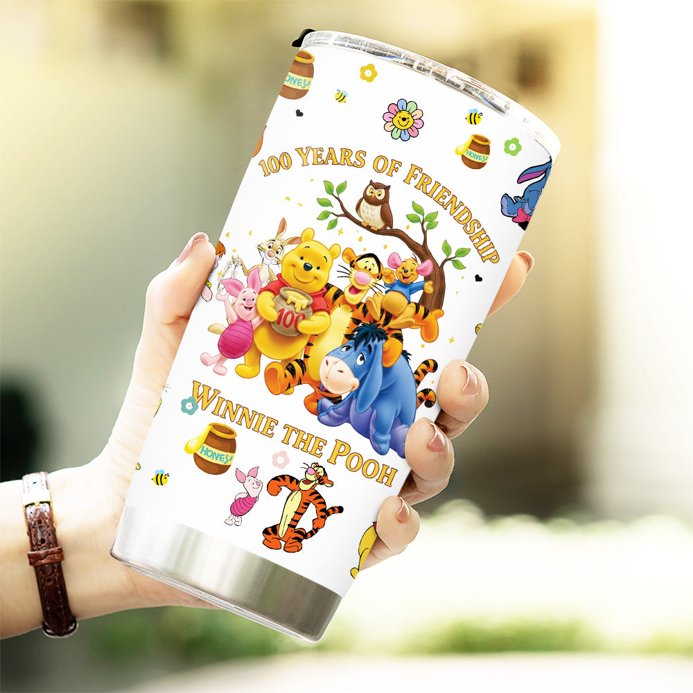 Personalized Winnie-the-Pooh 100th Anniversary Tumbler Cup – TMTHU2951
