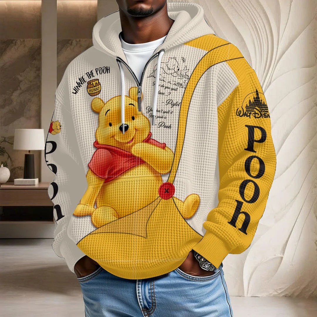 Winnie-the-Pooh 3D Unisex Waffle Hoodie – HOATT21115