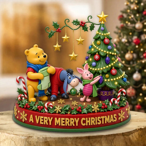 Winnie-the-Pooh Custom Shape Acrylic Plaque – TMTHU9951
