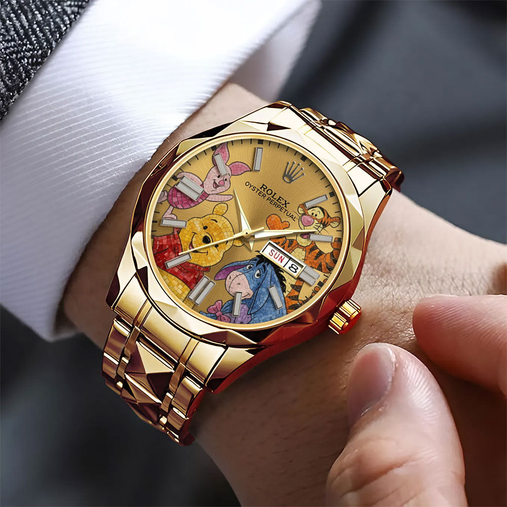 Winnie-the-Pooh Alloy Luxury Quartz Watch – TMTHU7369