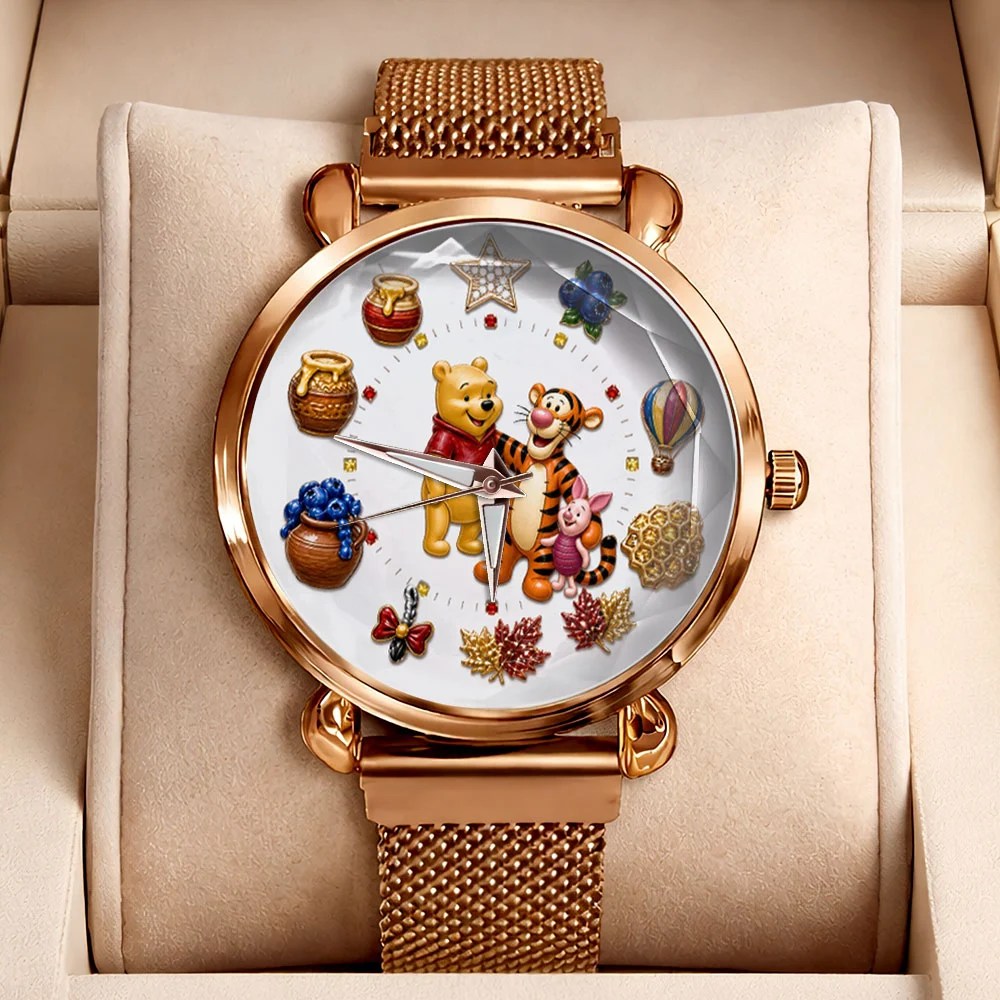 Winnie-the-Pooh Mesh Strap Quartz Watch – TMTHU10258