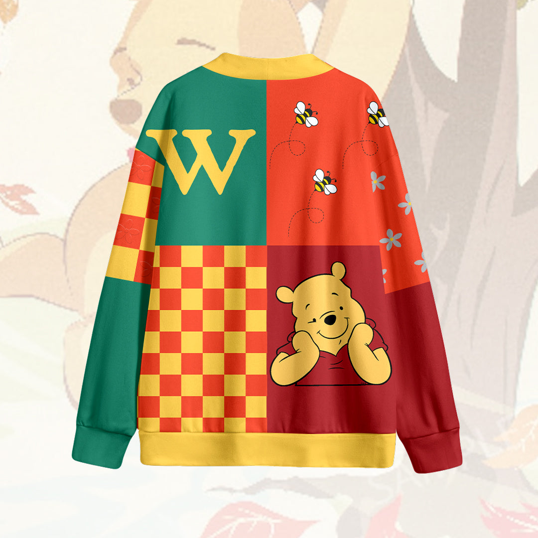 Winnie-the-Pooh Knitted V-neck Cardigan – HOATT16064